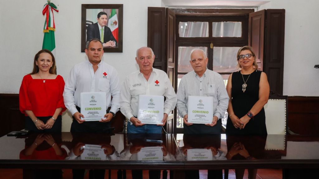 GOBIERNO DEL ESTADO FIRMA CONVENIO CON LA CRUZ&nbsp;ROJA