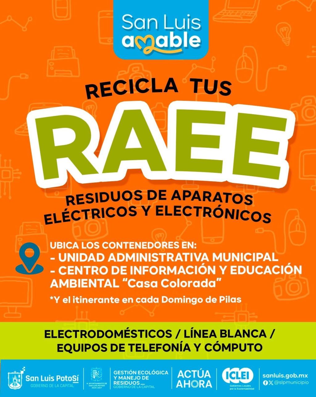 Gobierno de la Capital recolecta desechos electrónicos en centros de acopio fijos e&nbsp;itinerantes