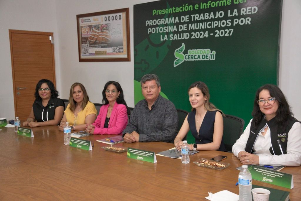 SOLEDAD ENCABEZA ACCIONES DE SALUD PÚBLICA DE LA RED POTOSINA DE MUNICIPIOS POR LA SALUD&nbsp;2024-2027
