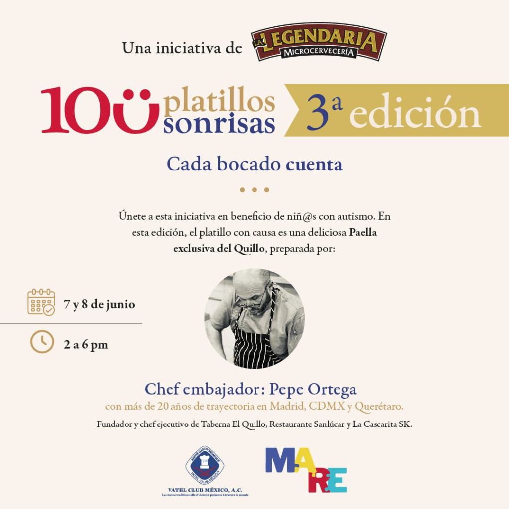 San Luis Capital será sede de la tercera edición de “100 Platillos, 100&nbsp;Sonrisas”