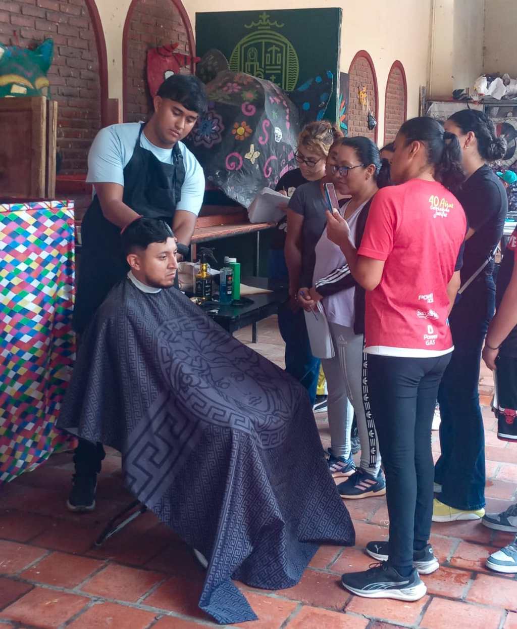VILLA DE POZOS INICIÓ TALLER DE&nbsp;BARBERÍA