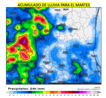 EMITEN RECOMENDACIONES POR FUERTES LLUVIAS PARA ESTE MARTES EN EL&nbsp;ALTIPLANO