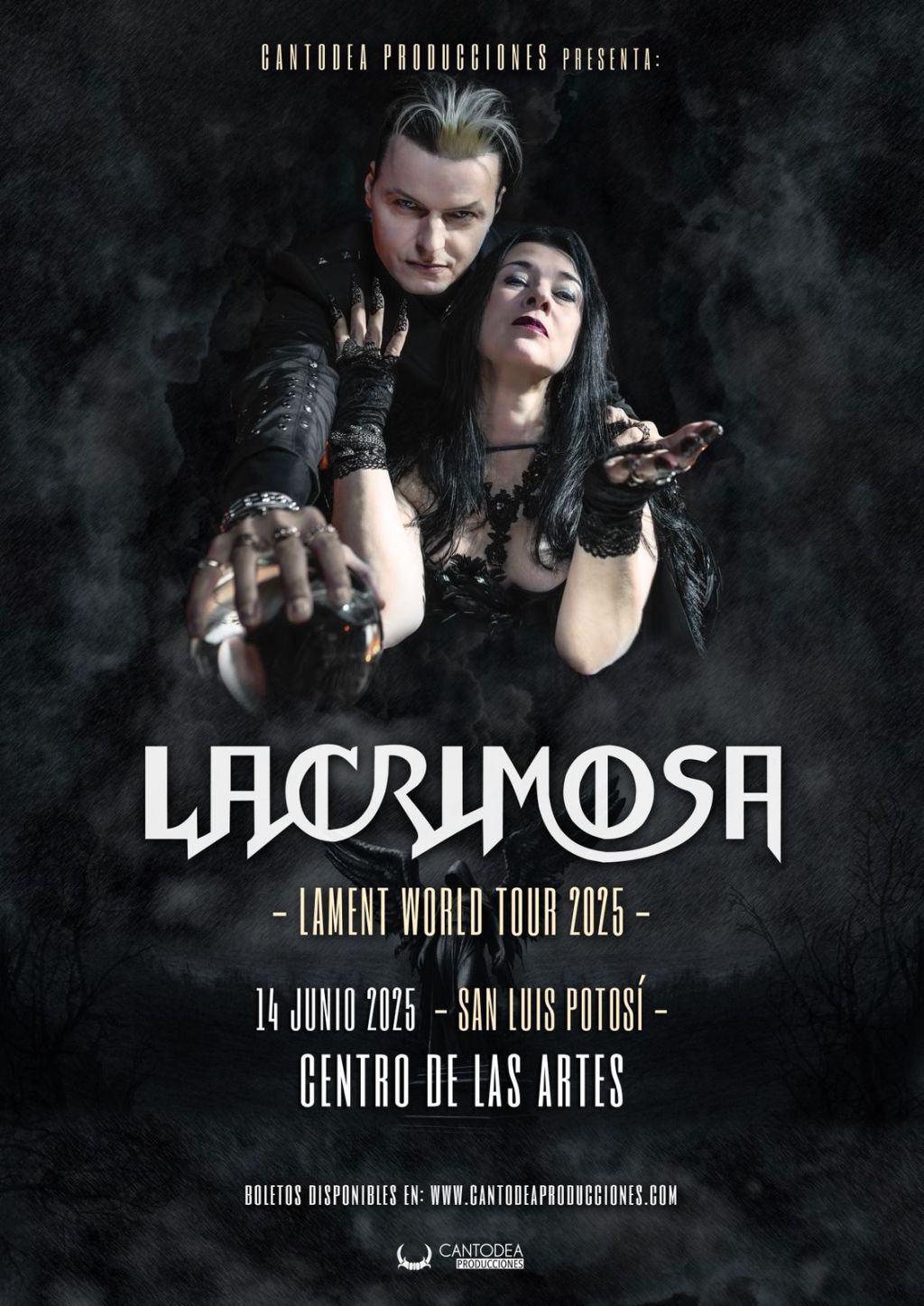LACRIMOSA VUELVE A SAN LUIS POTOSÍ CON SU LAMENT WORLD TOUR&nbsp;2025