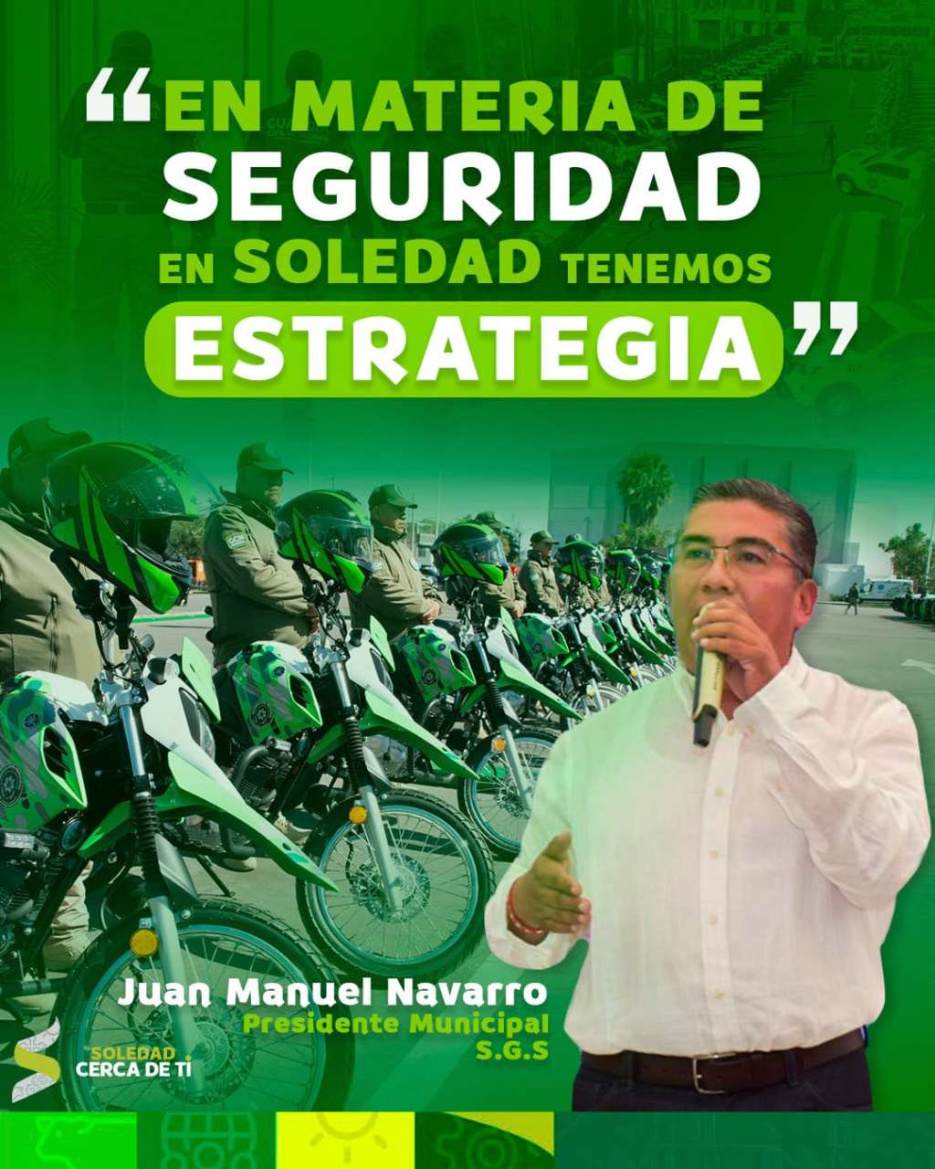 🛡️ “En Soledad, la seguridad se trabaja con estrategia y resultados”: Juan Manuel&nbsp;Navarro