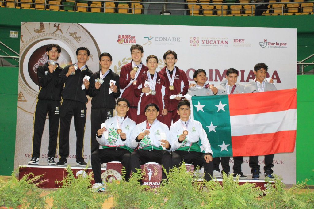 DOBLE MEDALLA DE ORO PARA SLP EN KARATE DE OLIMPIADA&nbsp;NACIONAL