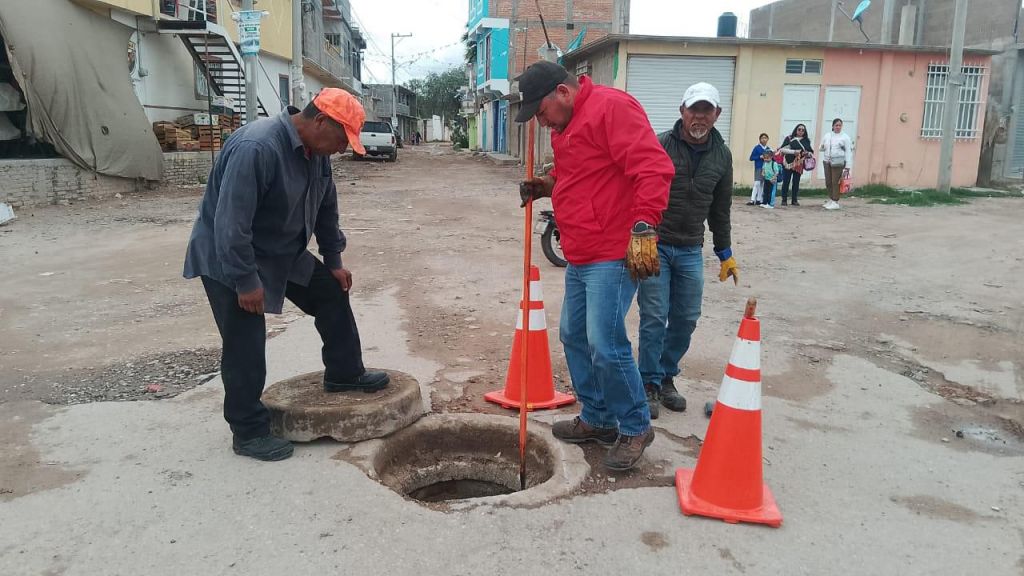 Gobierno Municipal de San Luis Potosí Realiza acciones preventivas de desazolve en La&nbsp;Pila