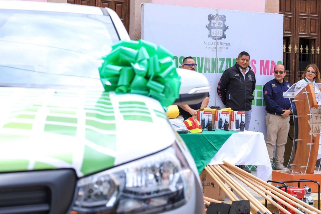 VILLA DE REYES FORTALECE SU EQUIPO DE PROTECCIÓN CIVIL CON NUEVA UNIDAD MÓVIL Y&nbsp;EQUIPAMIENTO