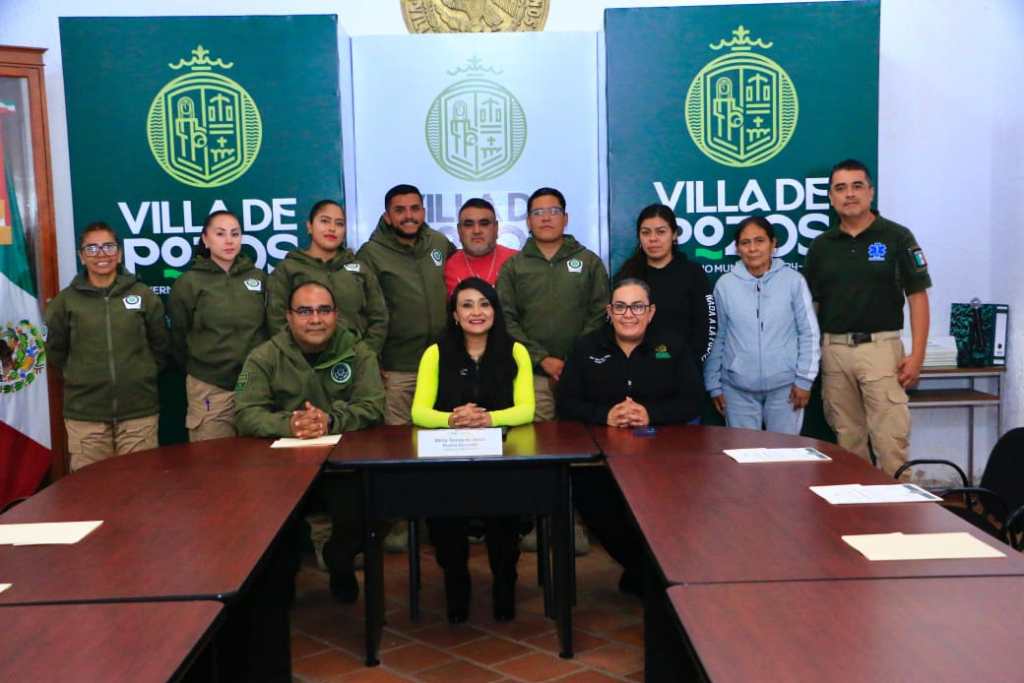 VILLA DE POZOS RECONOCIÓ LABOR DE&nbsp;PARAMÉDICOS