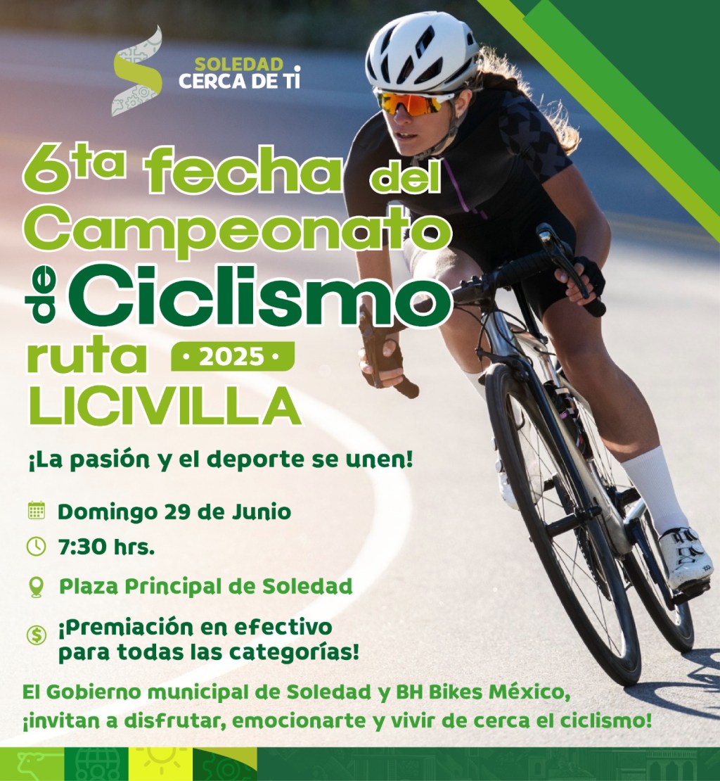 AYUNTAMIENTO INVITA A VIVIR LA EMOCIÓN DEL CICLISMO EN LA TERCERA FECHA DEL CAMPEONATO LICIVILLA&nbsp;2025