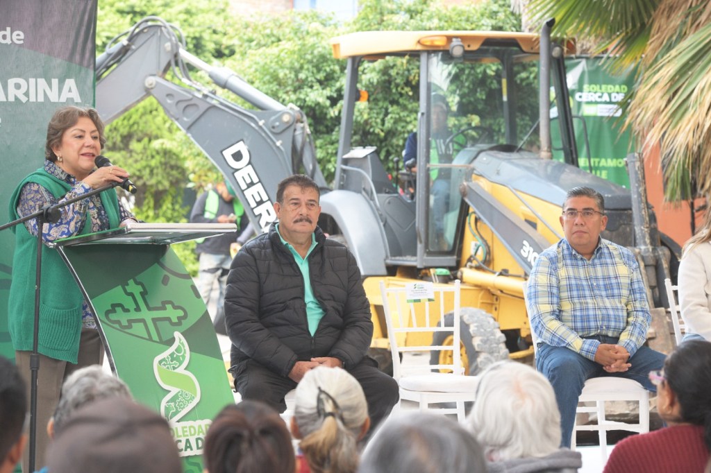 HABITANTES DE SAN FELIPE AGRADECEN ARRANQUE DE OBRA Y RECONOCEN CERCANÍA DEL GOBIERNO&nbsp;SOLEDENSE