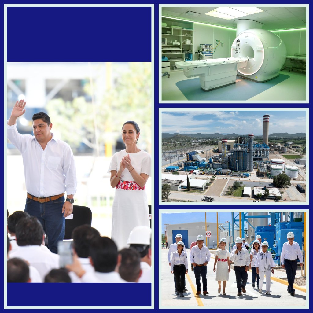 RICARDO GALLARDO Y CLAUDIA SHEINBAUM INAUGURAN INFRAESTRUCTURA CLAVE EN&nbsp;SLP