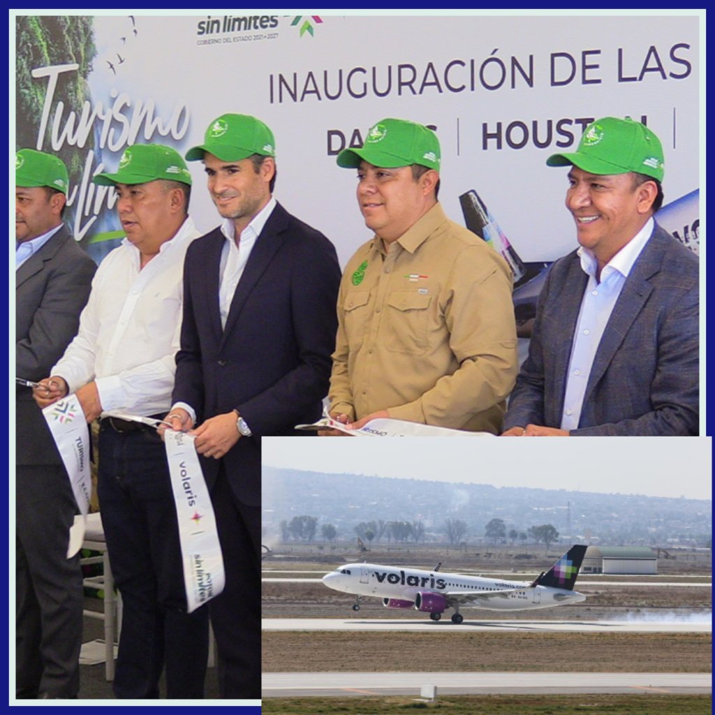 RICARDO GALLARDO INAUGURA TRES NUEVAS CONEXIONES&nbsp;AÉREAS