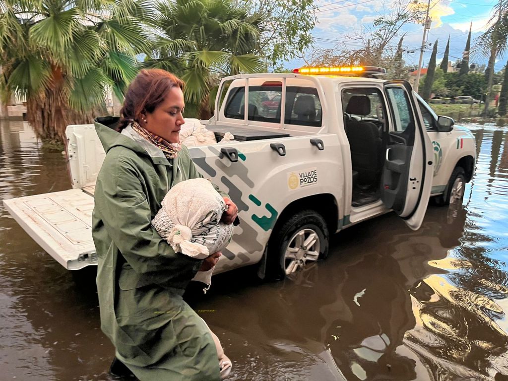 VILLA DE POZOS REFUERZA ACCIONES ANTE PRONÓSTICO DE&nbsp;LLUVIAS
