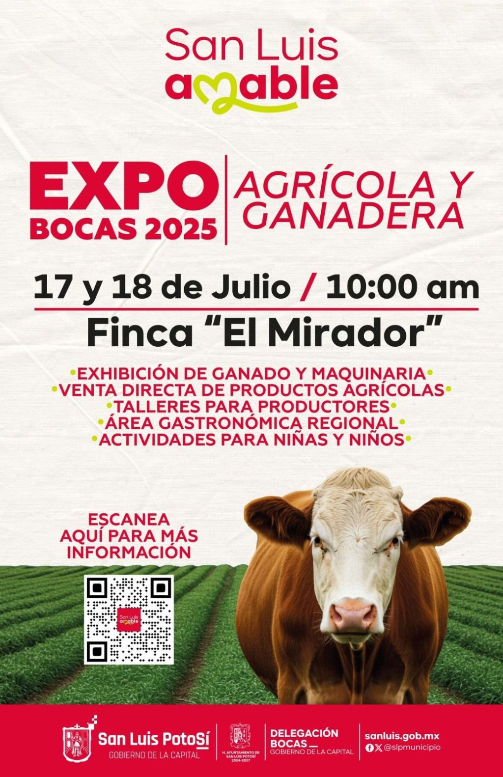 Para incentivar el agro y promover turísticamente a la delegación, Gobierno Municipal realizará la Expo Bocas&nbsp;2025