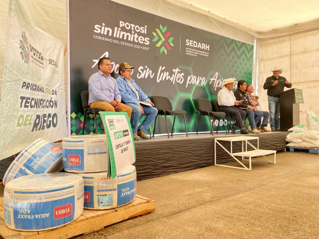 MODERNIZA GOBIERNO ESTATAL RIEGO AGRÍCOLA EN 773&nbsp;HECTÁREAS