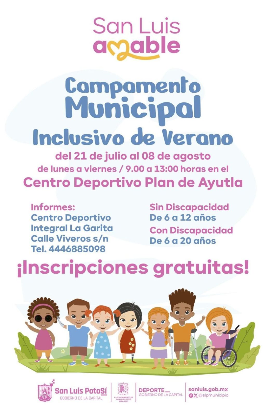 Reitera invitación Deporte Municipal para inscribirse al Campamento Inclusivo de Verano&nbsp;2025