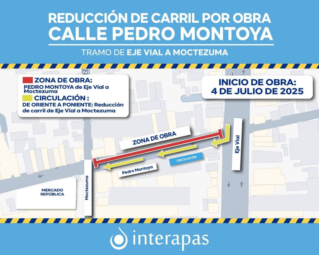 Policía Vial realizará cierre parcial en av. Eje Vial y Pedro Montoya por reparación de&nbsp;drenaje