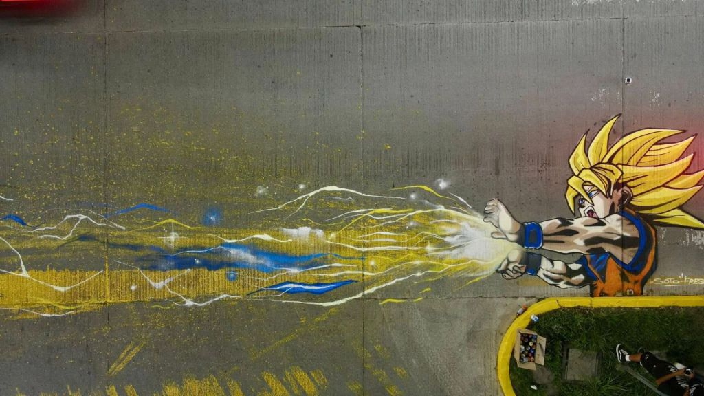 Gobierno de la Capital transforma sabotaje en arte: jóvenes intervienen avenida Himno Nacional con mural&nbsp;urbano