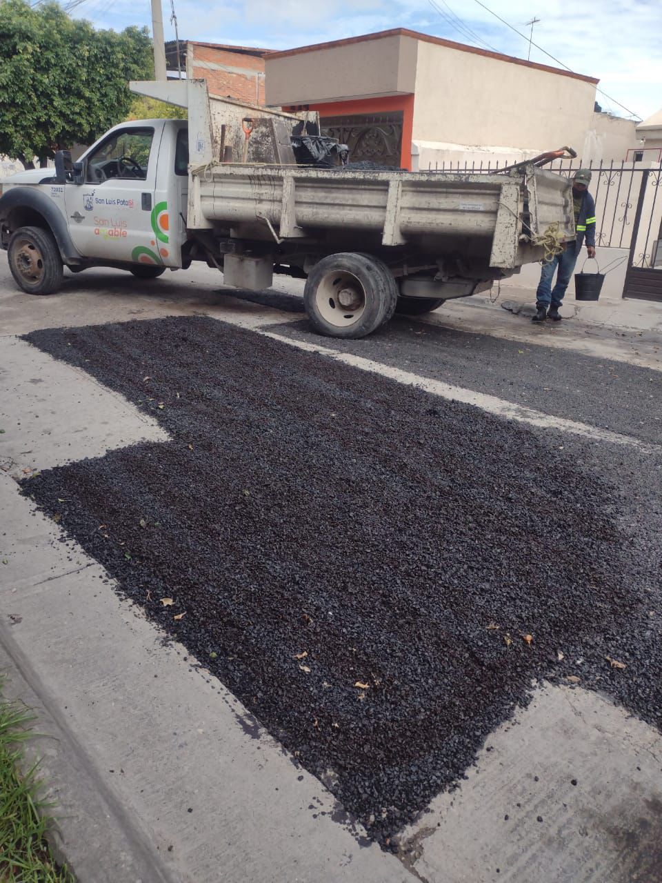 Ante las lluvias, Gobierno de la Capital refuerza trabajos de&nbsp;bacheo