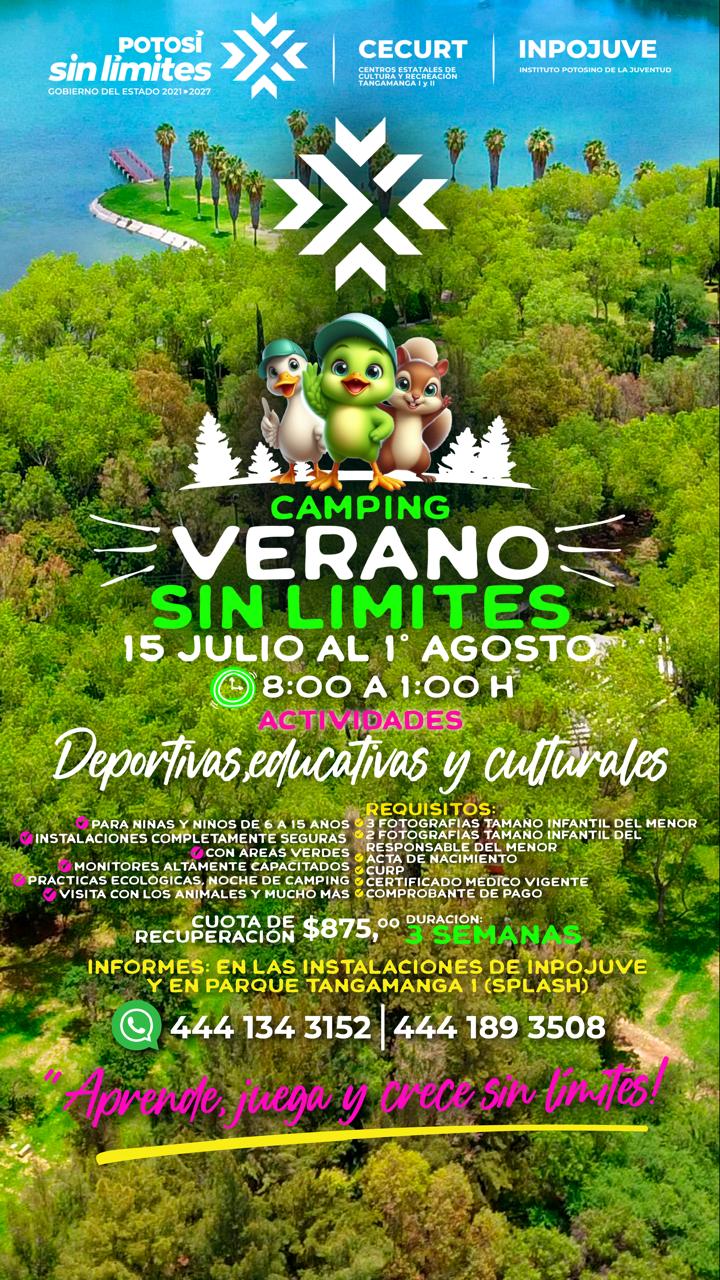 INVITAN AL CAMPING DE VERANO “SIN LÍMITES”&nbsp;2025