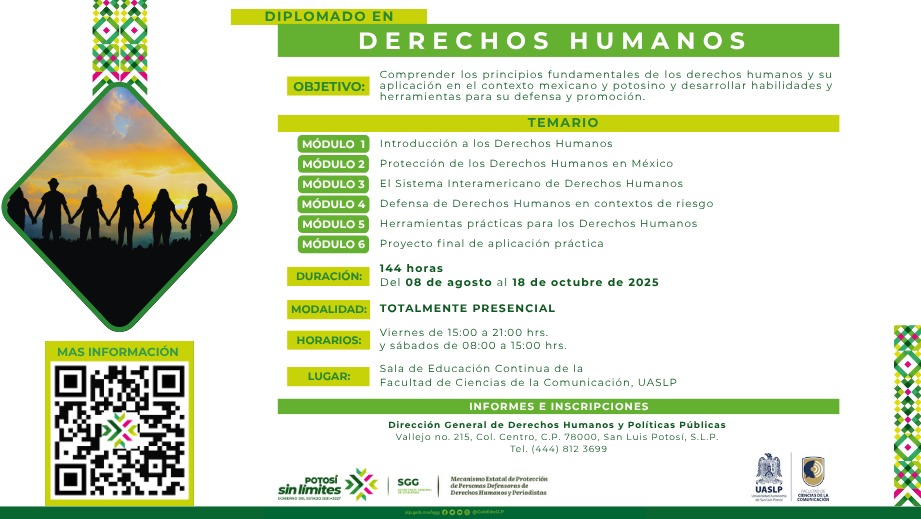 MECANISMO ESTATAL OFRECERÁ DIPLOMADO EN DERECHOS&nbsp;HUMANOS