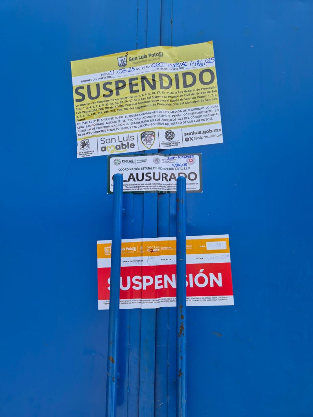 Comercio Municipal aplica clausura preventiva en inmueble tras reporte de&nbsp;explosión