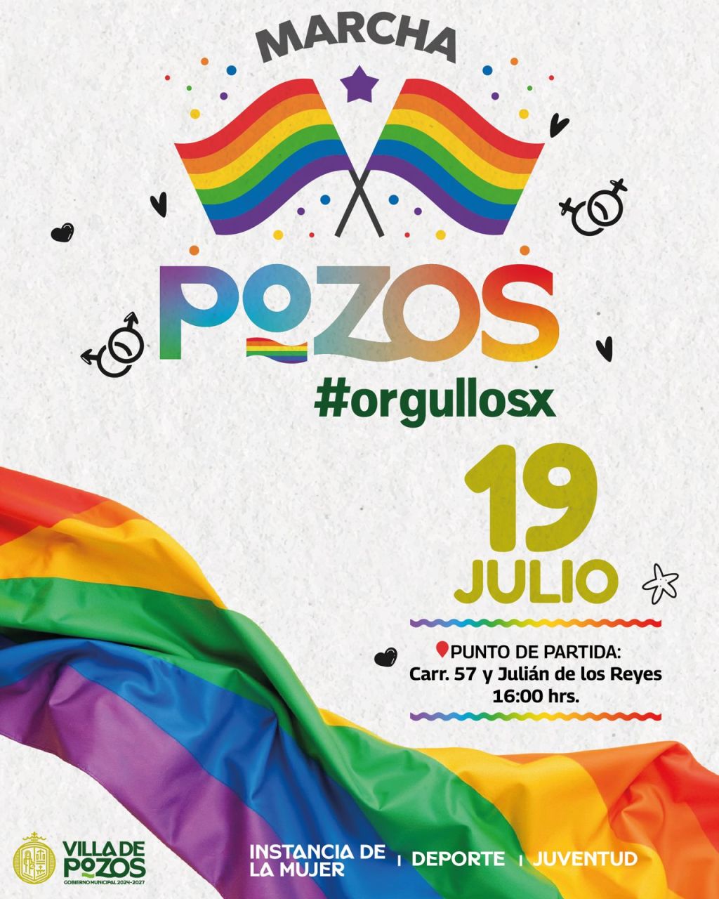 VILLA DE POZOS VIVIRÁ PRIMERA MARCHA DEL ORGULLO&nbsp;LGBTQ+,