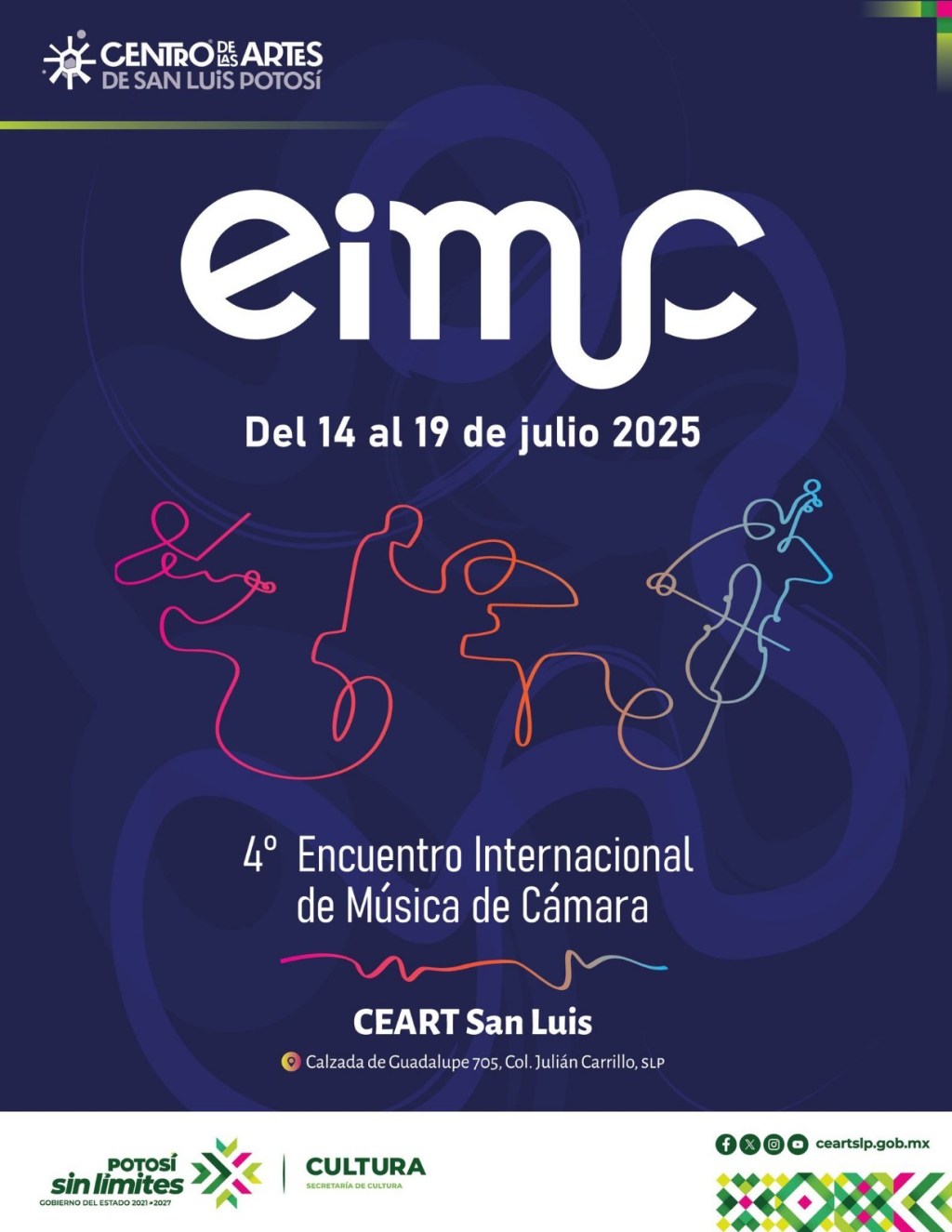 SAN LUIS POTOSÍ SEDE DEL ENCUENTRO INTERNACIONAL DE MÚSICA DE&nbsp;CÁMARA