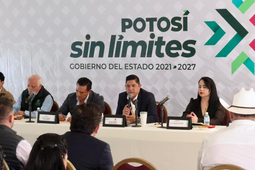 RICARDO GALLARDO EXHORTA A SU GABINETE A SEGUIR DANDO&nbsp;RESULTADOS