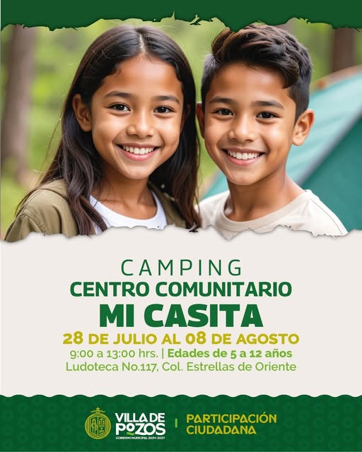 VERANO RECREATIVO EN VILLA DE&nbsp;POZOS