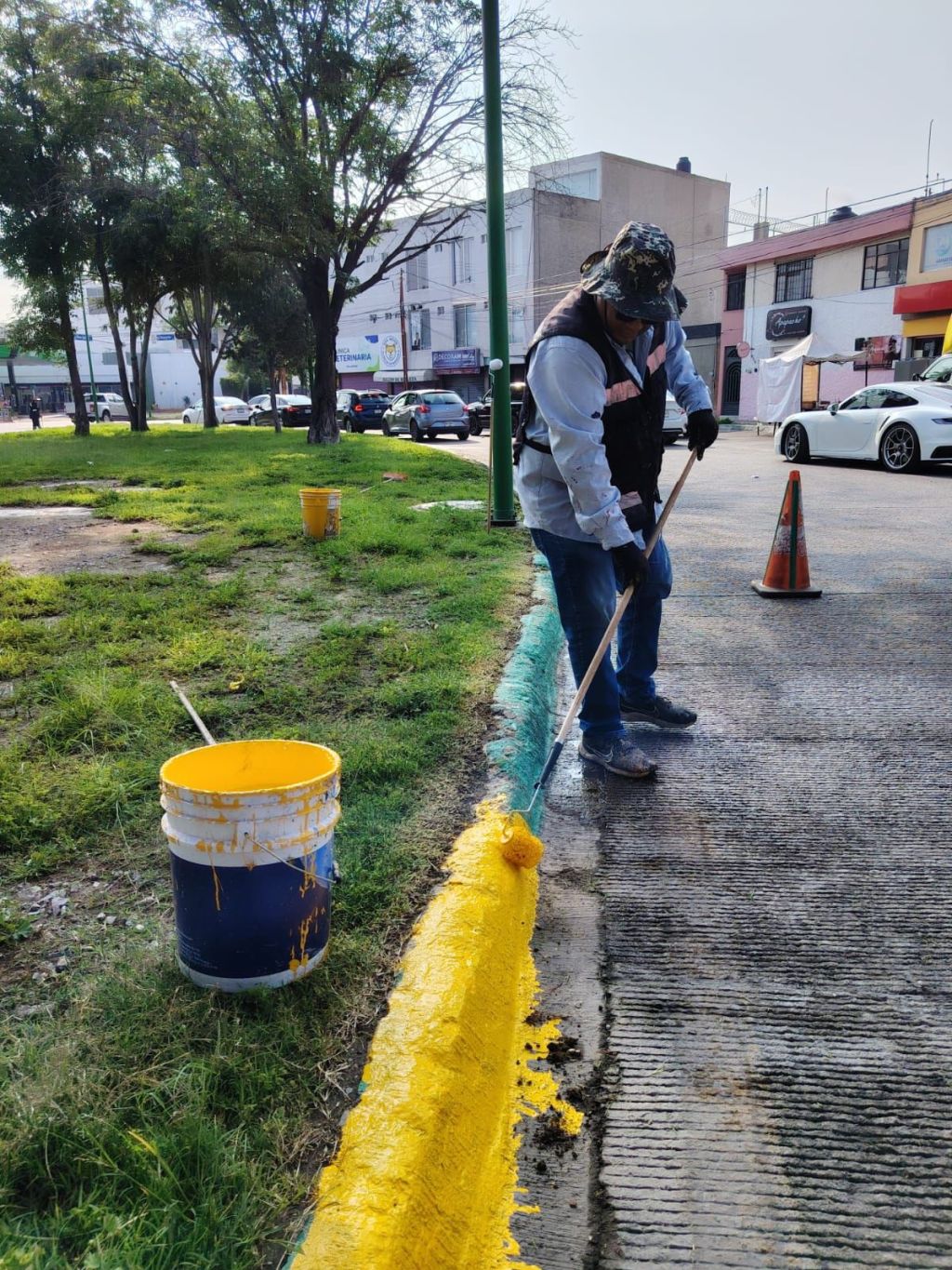Gobierno de la Capital mejora vialidades en av. Himno&nbsp;Nacional