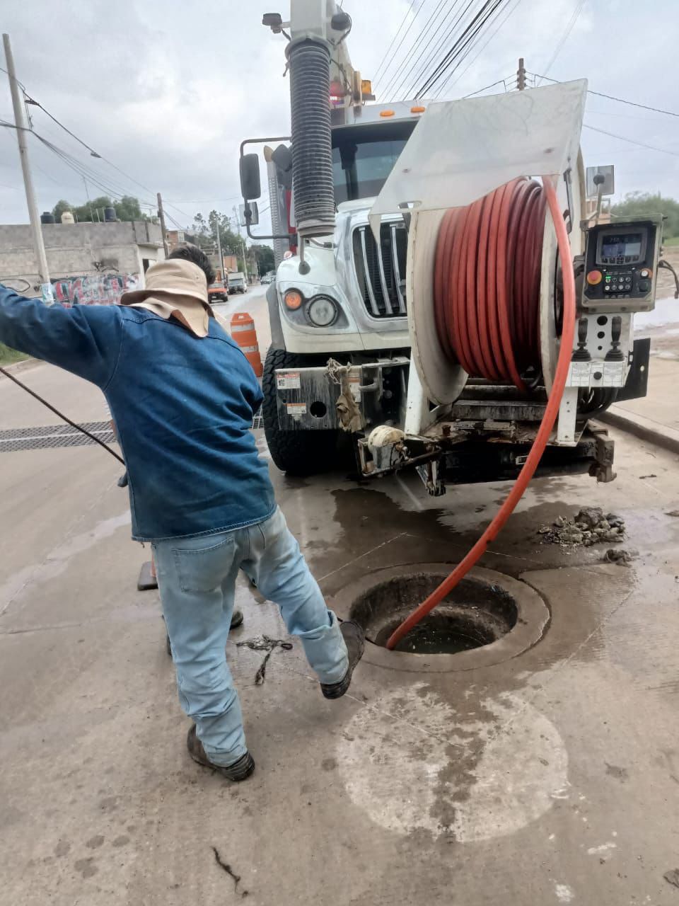 120 kilos de basura y grasa, obstruían drenaje en el fraccionamiento San&nbsp;Fernando