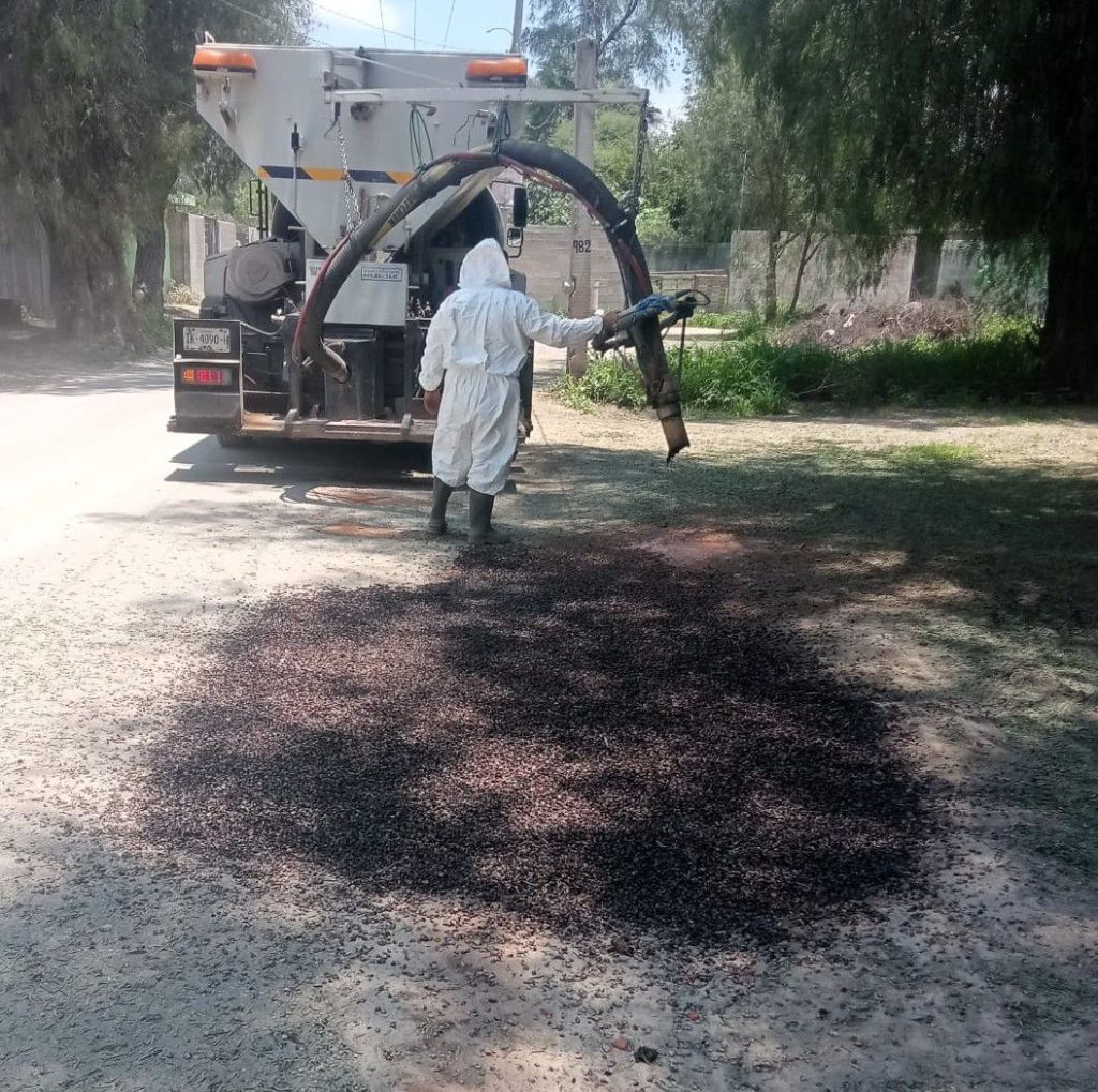 Avanza programa de bacheo emergente del Gobierno de la Capital en colonias como General I. Martínez y Nuevo&nbsp;Paseo