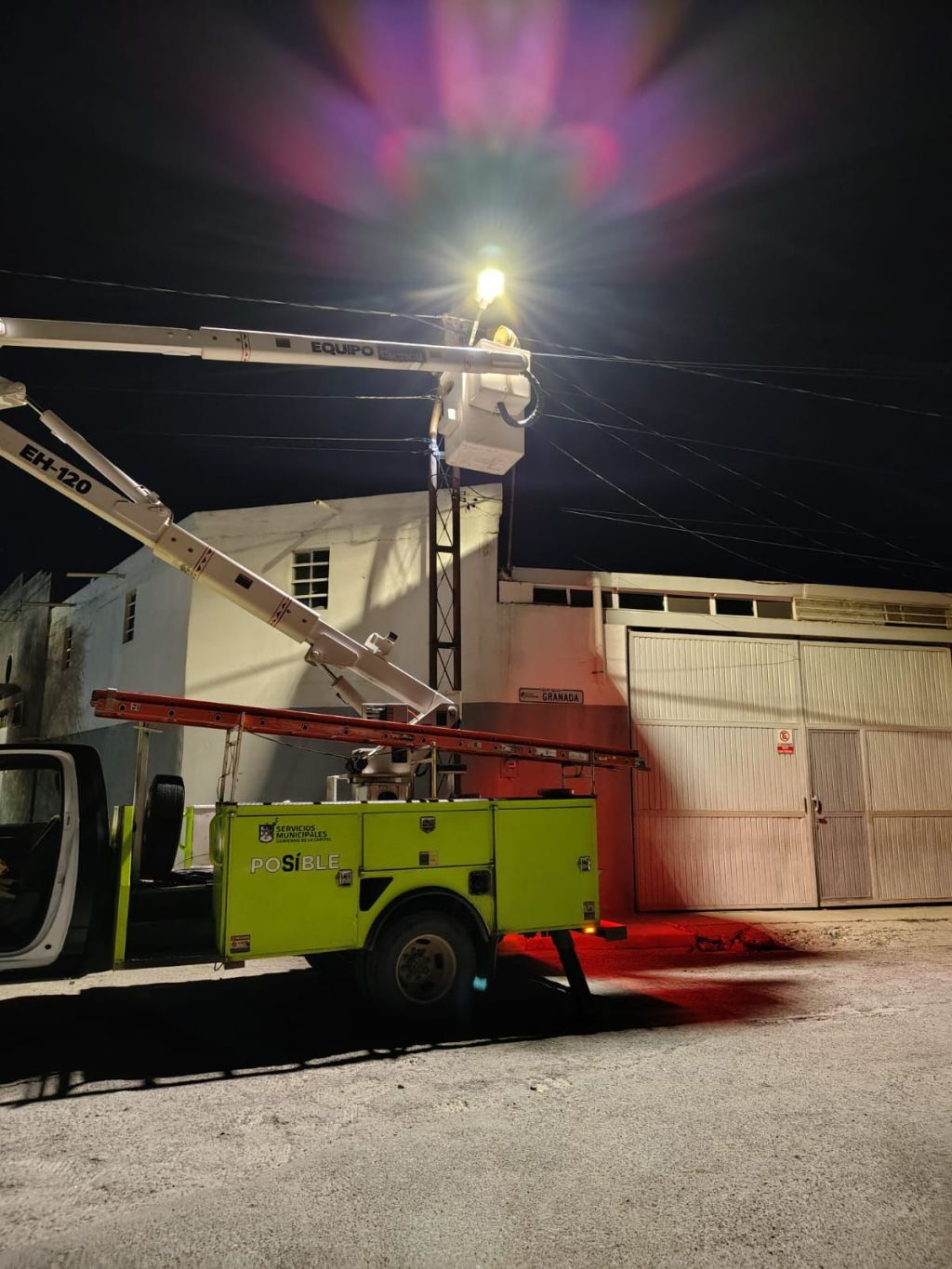 Gobierno de la Capital restablece alumbrado público en Españita y El Saucito tras fallas&nbsp;eléctricas