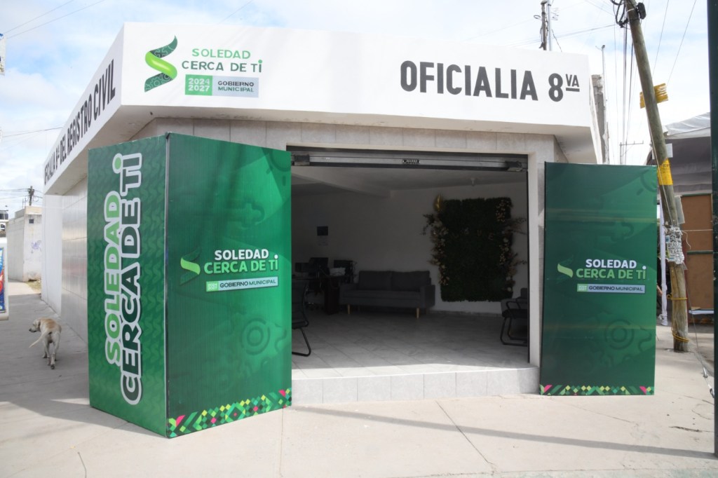 COLONIA SANTO TOMÁS EN SOLEDAD SE COMPLETA CON MÁS SERVICIOS CON NUEVA OFICIALÍA DEL REGISTRO&nbsp;CIVIL