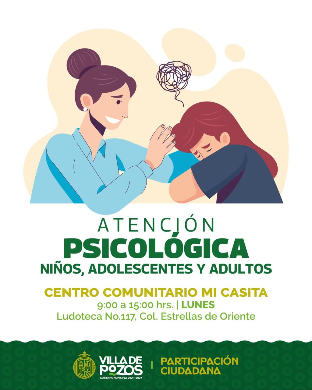 VILLA DE POZOS FORTALECE BINESTAR EMOCIONAL DE&nbsp;HABITANTES