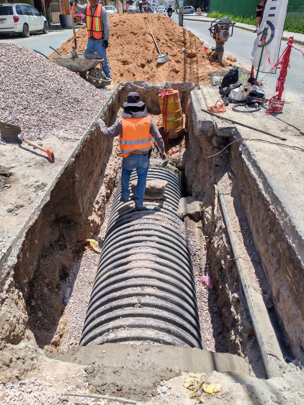 Con 38 millones de pesos, ejecuta INTERAPAS 103 rehabilitaciones a la red sanitaria de la Zona&nbsp;Metropolitana