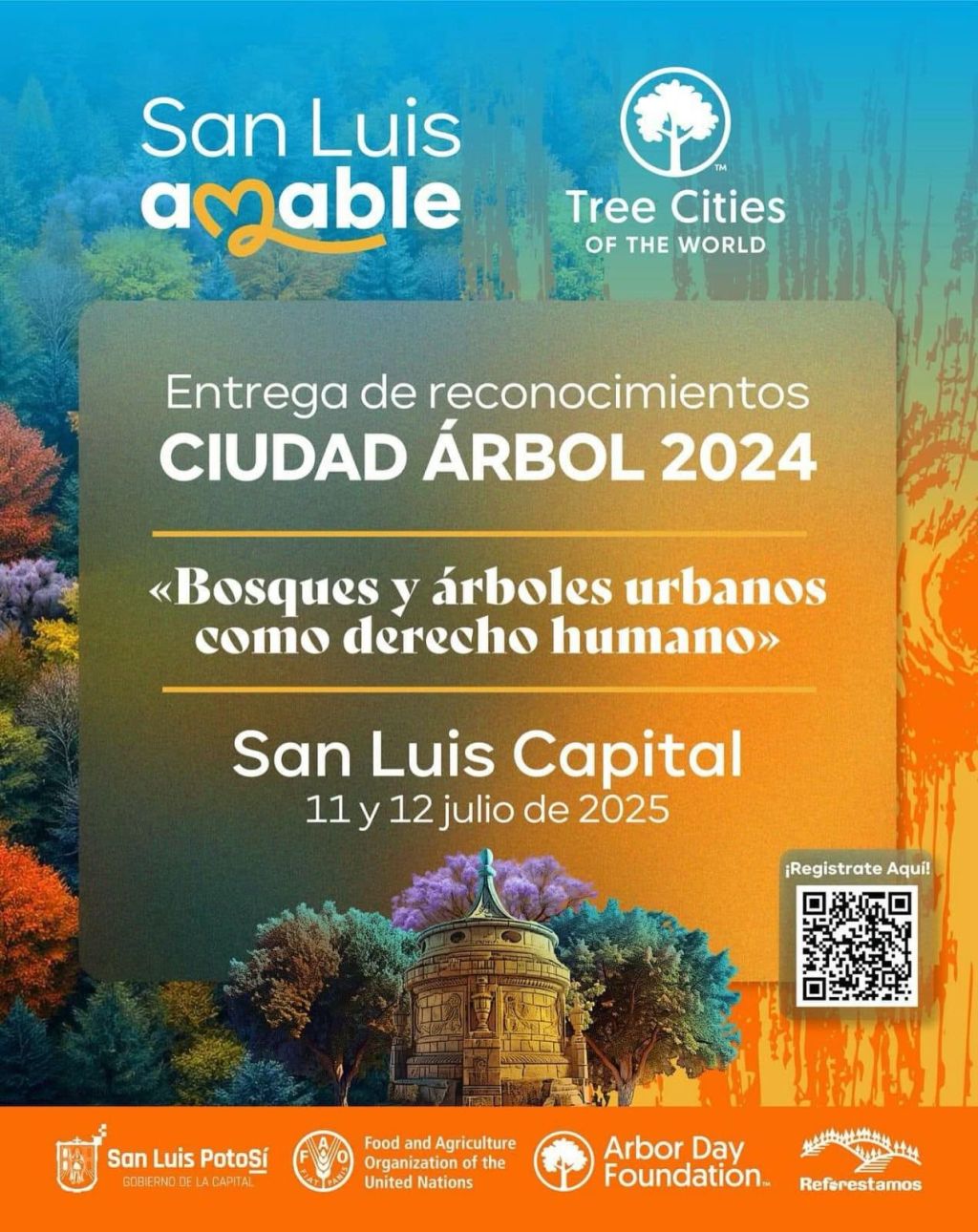 Invita Gobierno de la Capital a registrarse en el Foro Internacional “Bosques y Árboles Urbanos como Derecho&nbsp;Humano”