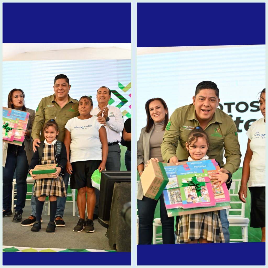 PARA APRENDER SIN LÍMITES, RICARDO GALLARDO ENTREGA APOYOS ESCOLARES 2025