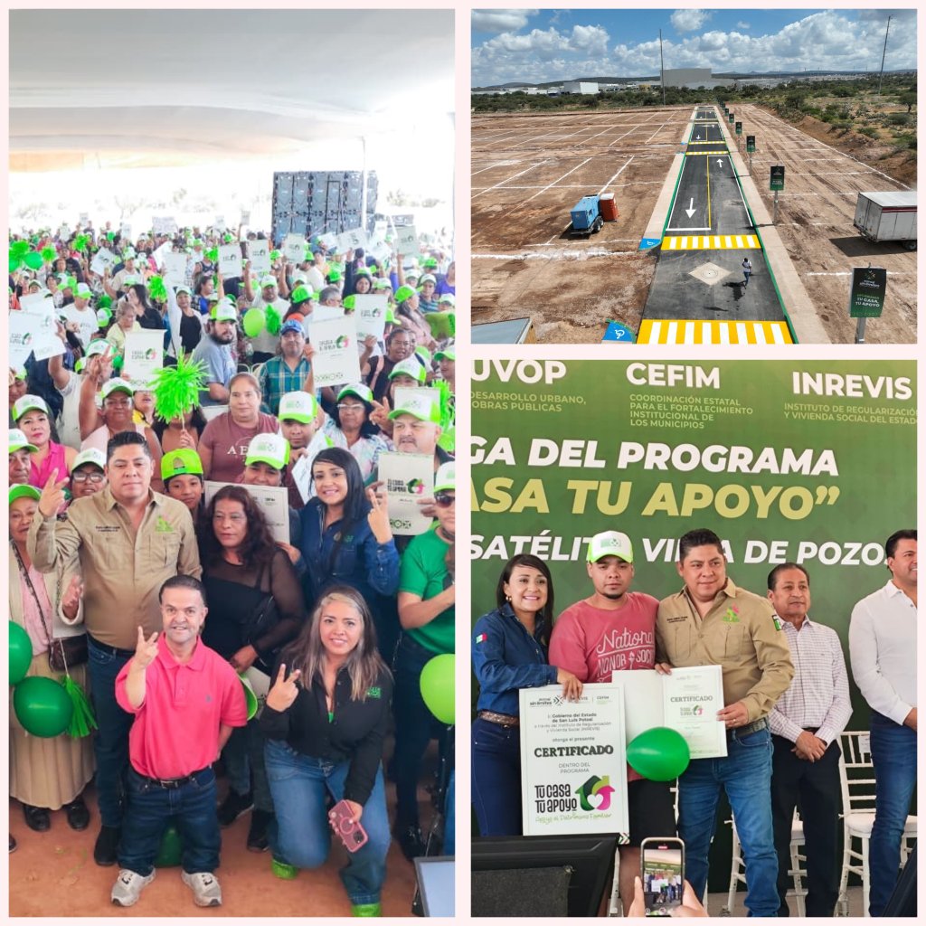 CON LOTES GRATUITOS RICARDO GALLARDO CONSOLIDA NUEVA ERA DE JUSTICIA SOCIAL EN&nbsp;SLP