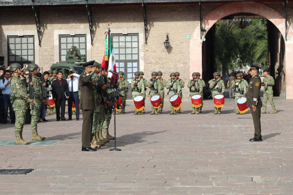 Toma de Posesión y Protesta de Bandera del C. General Brigadier de Estado Mayor Roberto Bernal Benítez como Comandante Interino de la 12/a. Zona&nbsp;Militar