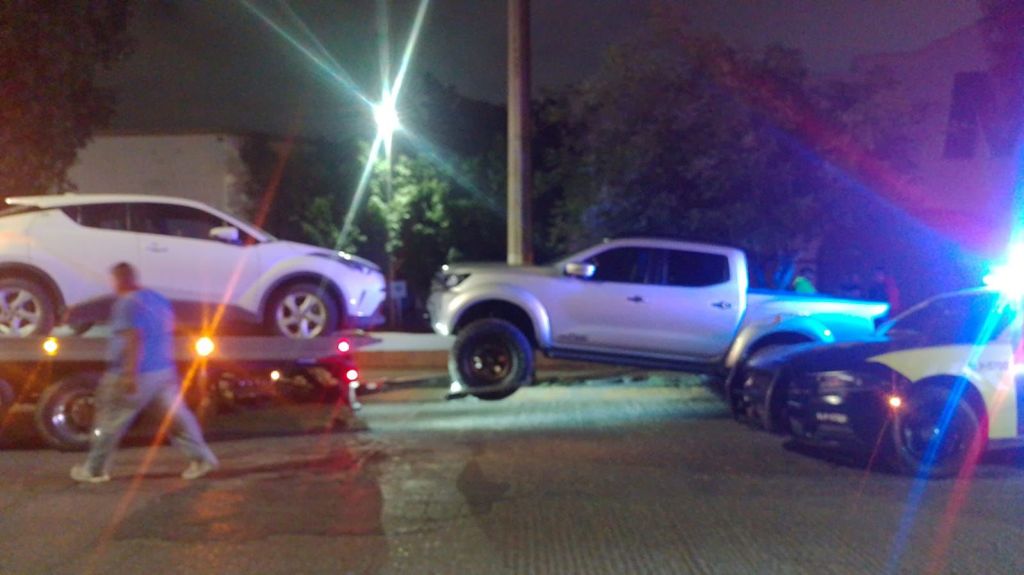 SSPC de la Capital atendió reporte de automovilistas realizando acrobacias en el estacionamiento de Plaza&nbsp;Tangamanga