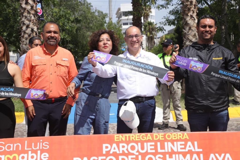 Imparable el San Luis Amable: Alcalde Galindo entrega parque lineal y drenaje pluvial en&nbsp;Himalaya