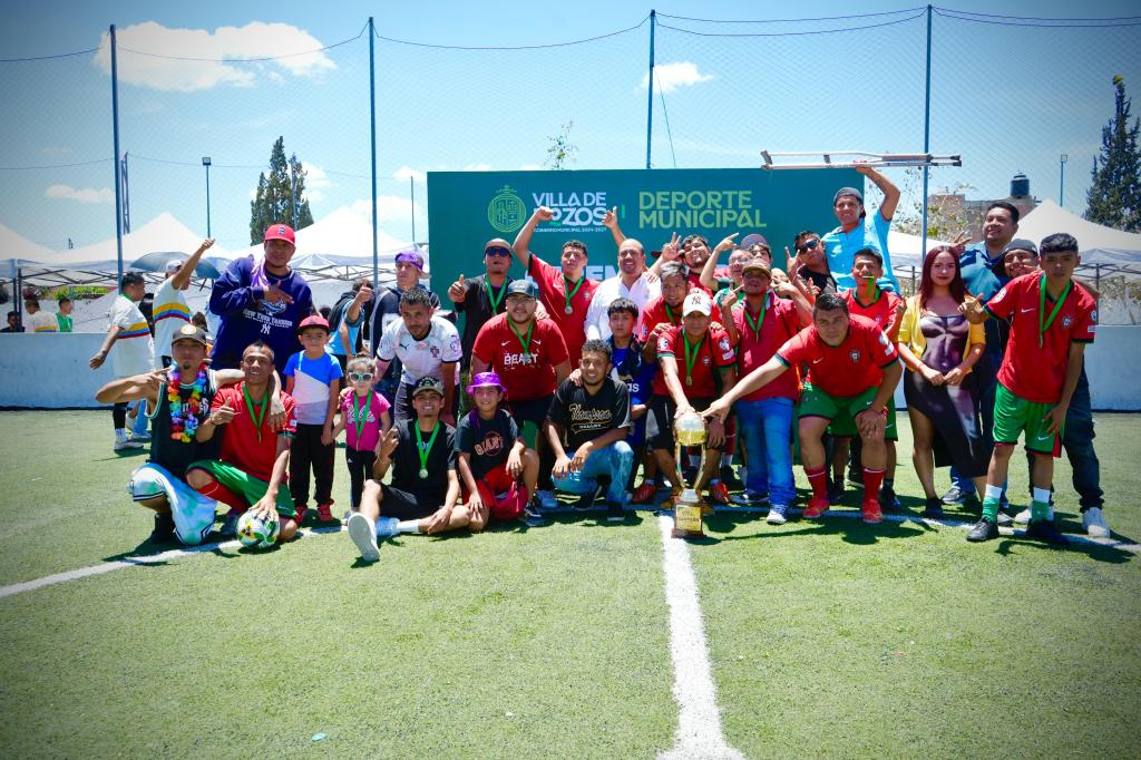 VILLA DE POZOS CELEBRÓ FINAL DEL PRIMER “TORNEO DE FÚTBOL VS LAS&nbsp;ADICCIONES”