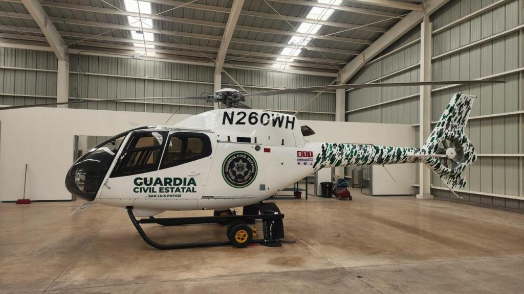 LLEGA NUEVO HELICÓPTERO PARA FORTALECER LA SEGURIDAD DE SLP: RICARDO&nbsp;GALLARDO