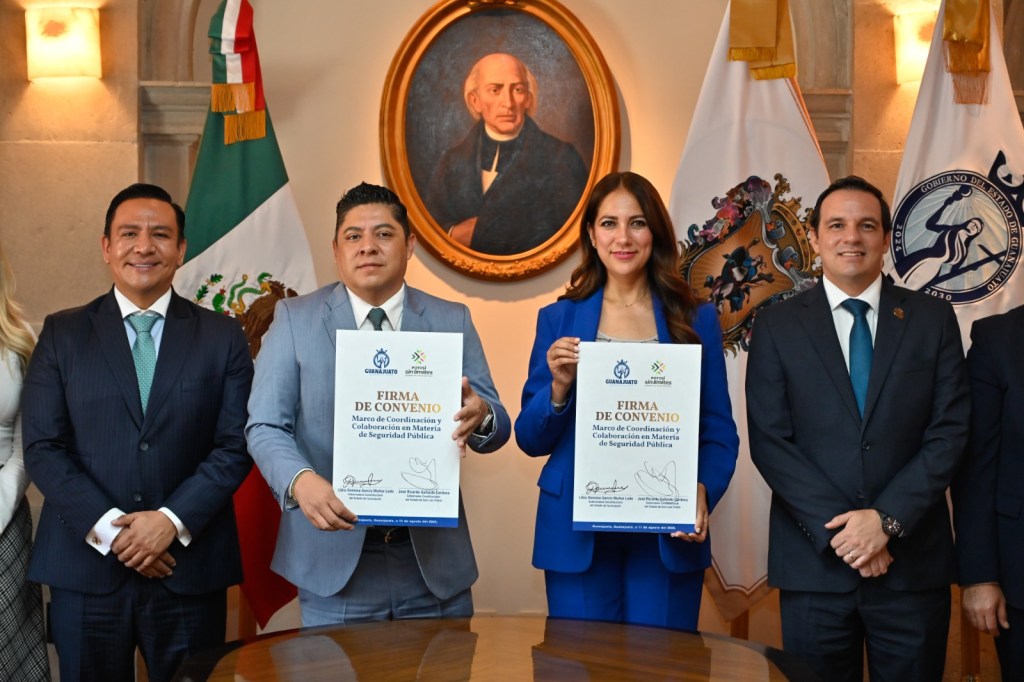 RICARDO GALLARDO Y LIBIA GARCÍA CIERRAN FILAS POR LA SEGURIDAD DEL&nbsp;BAJÍO