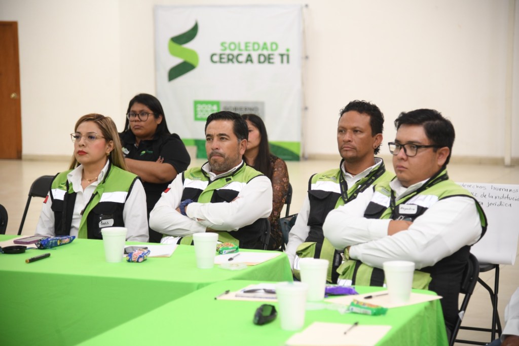 AYUNTAMIENTO DE SOLEDAD FORTALECE TRATO DIGNO Y CERCANO A LA CIUDADANÍA CON CAPACITACIÓN EN DERECHOS&nbsp;HUMANOS