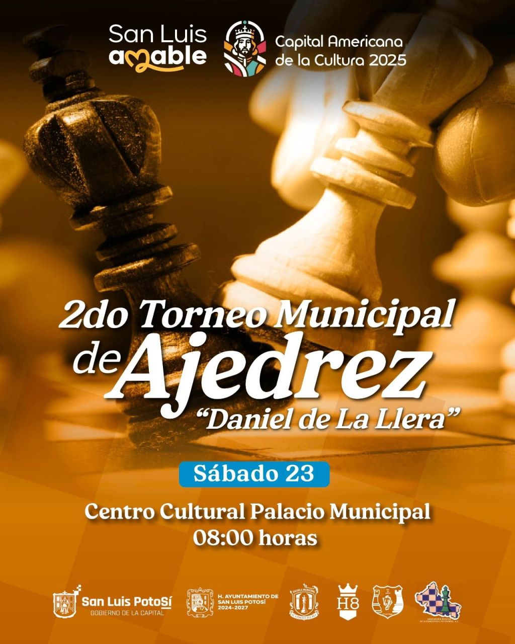 Se acerca el II Torneo Municipal de Ajedrez “Daniel de La Llera”, con Rey Enigma como invitado&nbsp;especial