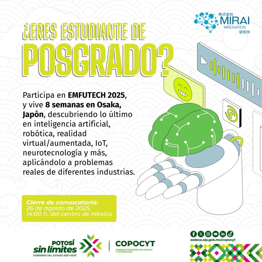 ESTADO IMPULSA CAPACITACIÓN INTERNACIONAL PARA ESTUDIANTES DE POSGRADO