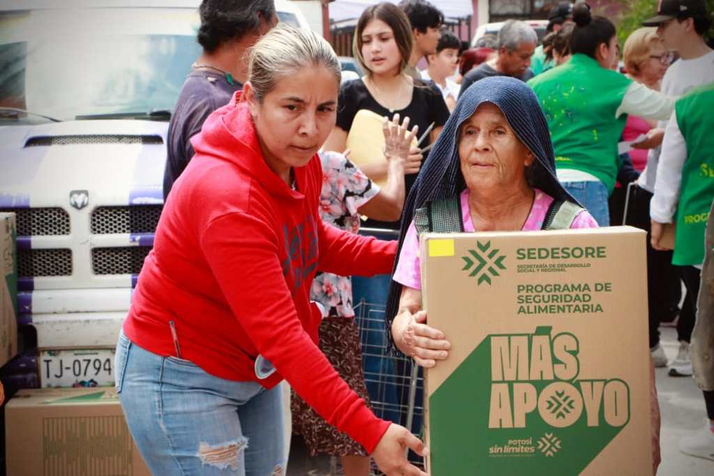 COLONIA AZTECA RECIBIÓ PROGRAMA DE SEGURIDAD ALIMENTARIA